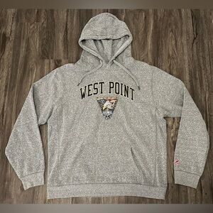 Men’s League West Point USMA Army Grey Fleece Hoodie - Size XL